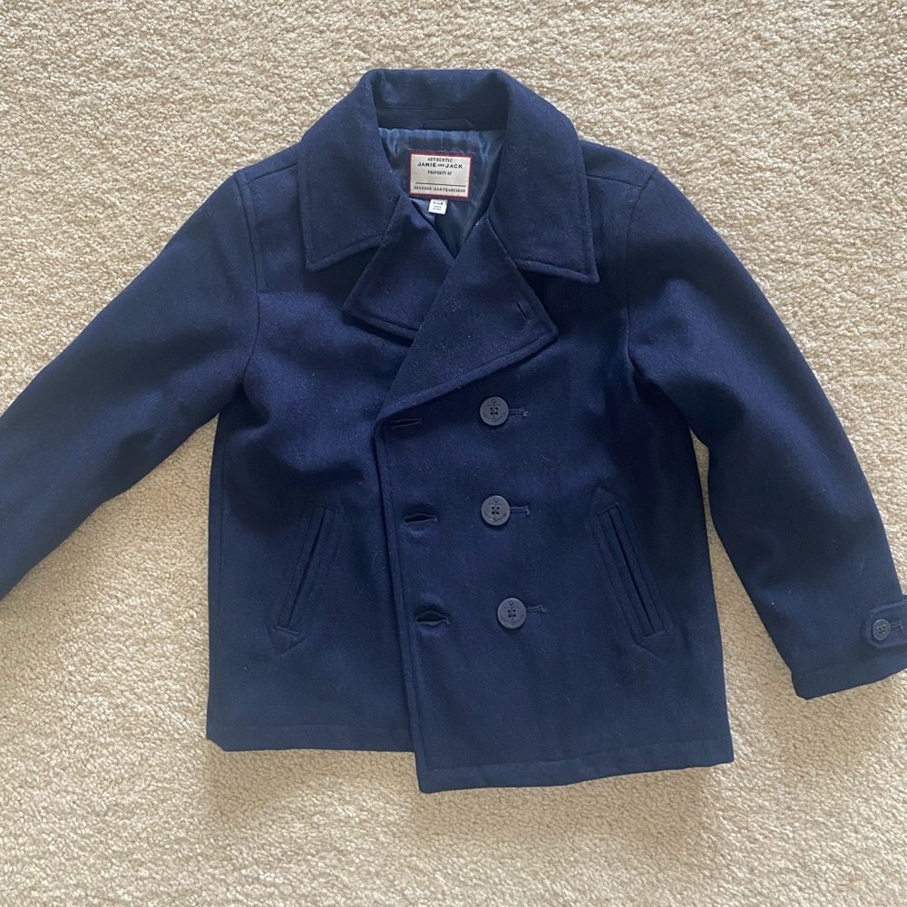 Janie & Jack navy pea coat